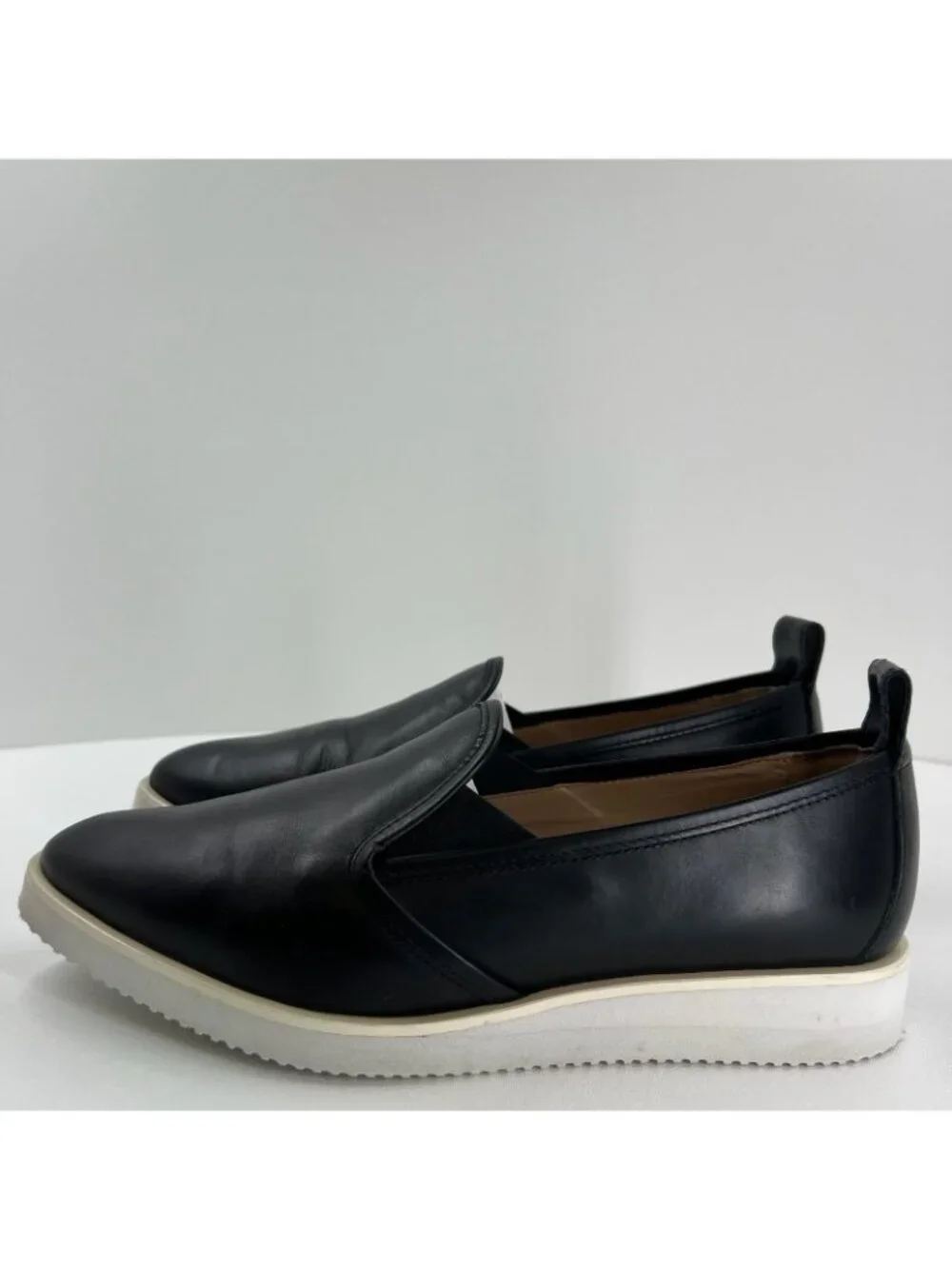 Everlane The Leather Street Shoe Loafer Womens 9 Slip On Sneakers Pointed Black - Picture 3 of 12